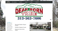 Desktop Screenshot of dearborntreeservice.com